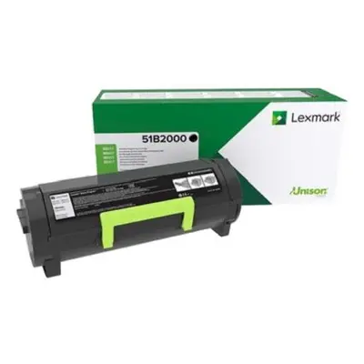 Toner Lexmark 51B2000 (Černý) Return - Originál