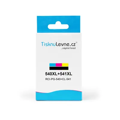 Cartridge - Multi Pack TisknuLevne.cz č.540XL+541XL PG-540XL+CL-541XL (Černá a barevná) - Kompat