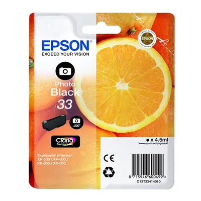 Zásobník Epson č.33 - T3341 (Černý foto) - Originál