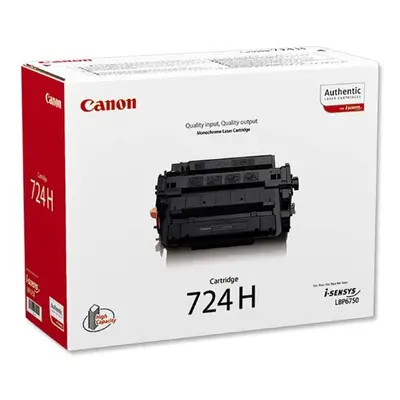 Toner Canon CRG-724H-Bk (Černý) 3482B002 - Originál