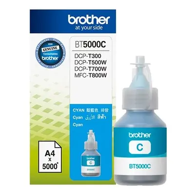 Lahev s inkoustem Brother BT-5000C (Azurová) - Originál