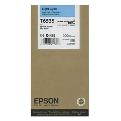 Zásobník Epson T6535 (Světle azurový) - Originál