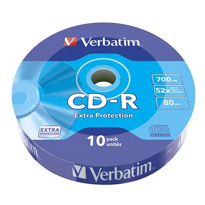 Verbatim CD-R Extra Protection 43725 700MB CD-R 52x wrap 10-pack