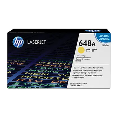 Toner HP č.648A - CE262A (Žlutý) - Originál