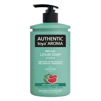 Mýdlo tekuté Authentic toya Aroma, s pumpičkou, 400 ml, Vodní meloun