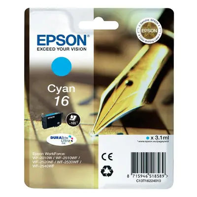 Zásobník Epson č.16 - T1622 (Azurový) - Originál