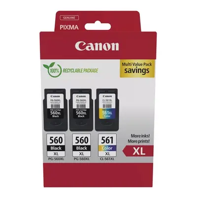 Cartridge Canon PG-560XLx2+CL-561XL (Černá, azurová, purpurová, žlutá) 3712C009 - Originál