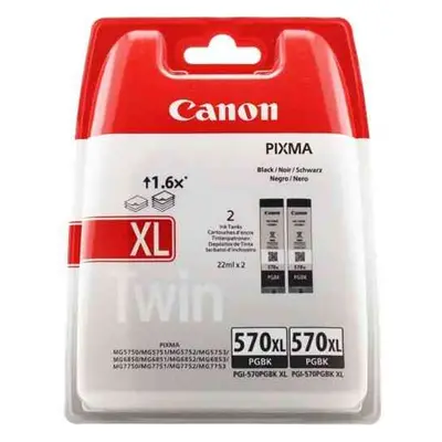 Zásobníky - Multi Pack Canon č.570XL - PGI-570XLBk-Twin (Černé) - Originál