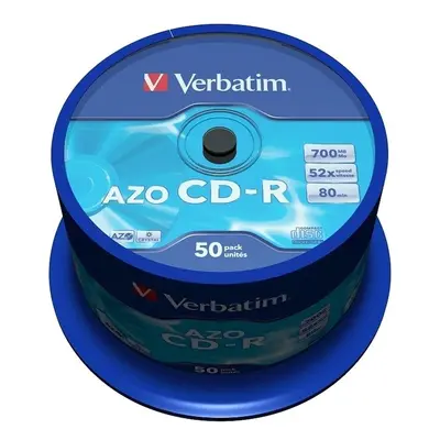 CD-R Verbatim DataLife PLUS, 700 MB, 80 minut, 52x, cake box, 50 ks