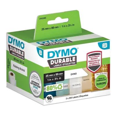 Dymo 2112285 (25x89 mm, , ) polypropylenové štítky, bílé, 2x350 ks