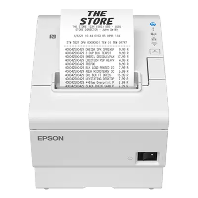 Epson TM-T88VII USB, Eth, PowerUSB, Buzz, bílá C31CJ57131