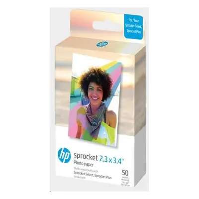 HP HPIZL2X350 'Zink Paper Sprocket Select 50 Pack 2,3x3,4"'(, 50 listů, )