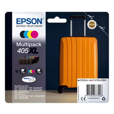 Zásobníky - Multi Pack Epson č.405XL - T05H6 (Černé, azurové, purpurové, žluté) 405XL - Originál