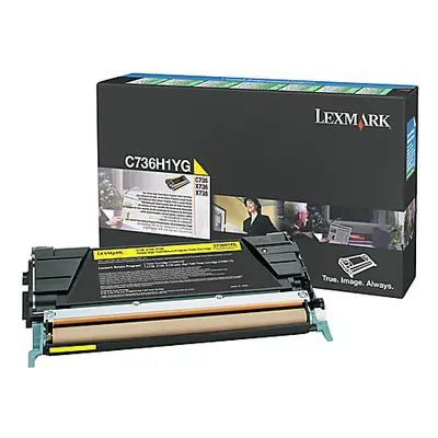 Toner Lexmark C736H1YG (Žlutý) (return) - Originál