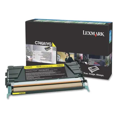 Toner Lexmark C746A1YG (Žlutý) Return - Originál