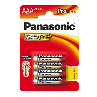 Baterie Panasonic 1.5 AAA (LR03) 4-pack blistr