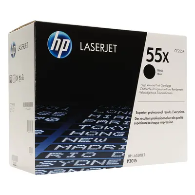 Toner HP č.55X - CE255X (Černý - black) - Originál