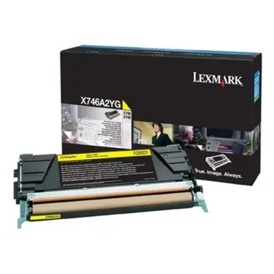 Toner Lexmark X746A2YG (Žlutý) - Originál