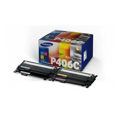 Tonery - Multi Pack Samsung SU375A (Černý, azurový, purpurový, žlutý) CLT-P406C - Originál