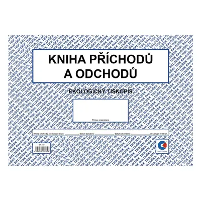 Tiskopis Kniha příchodů a odchodů Baloušek, A4, 40 listů