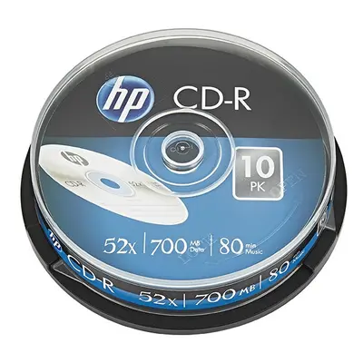 HP CD-R CRE00019-3, 69308 700MB CD-R 52x cake box 10-pack