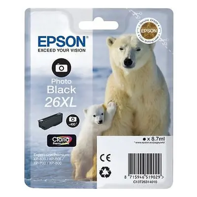 Zásobník Epson č.26XL - T2631 (Černý foto) - Originál