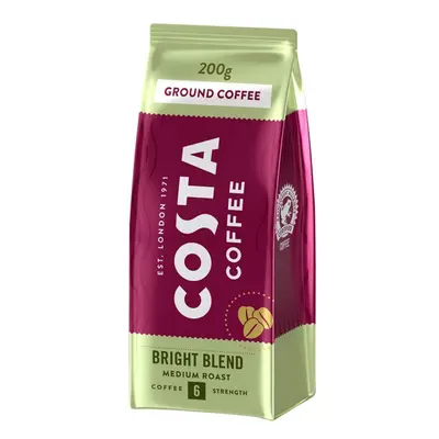 Costa Coffee Bright Blend 100% Arabica mletá Káva 200g