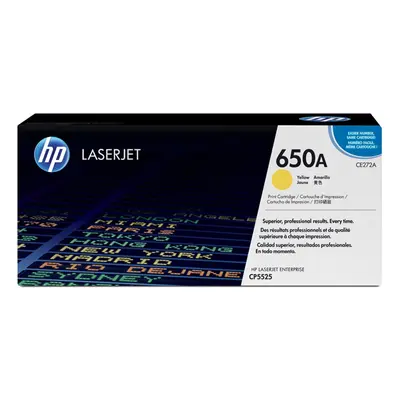 Toner HP č.650A - CE272A (Žlutý) - Originál