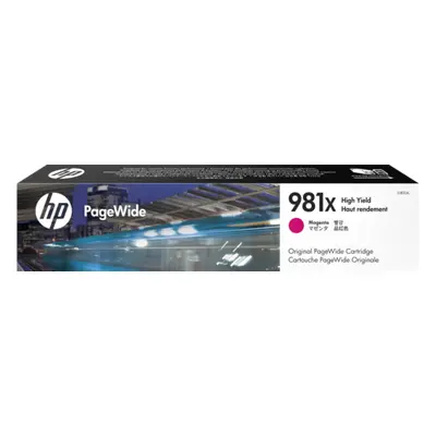 Cartridge HP č.981X - L0R10A (Purpurová) - Originál