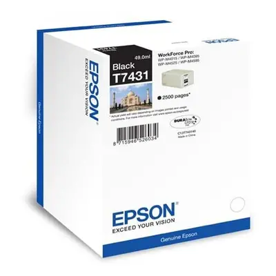 Zásobník Epson T7431 (Černý) - Originál