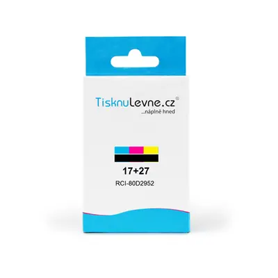 Cartridge - Multi Pack TisknuLevne.cz č.17+27 80D2952 (Černá a barevná) - Kompatibil