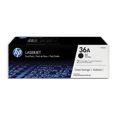 Tonery - Multi Pack HP č.36A - CB436AD (Černý - black) - Originál