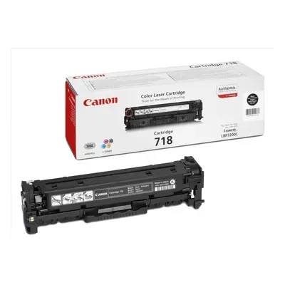 Toner Canon CRG-718Bk (Černý) 2662B002 - Originál