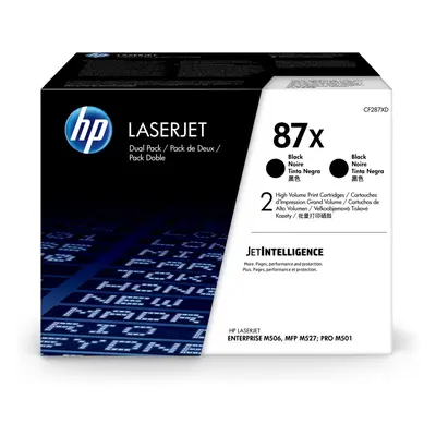 Tonery - Multi Pack HP č.87X - CF287XD (Černý - black) - Originál