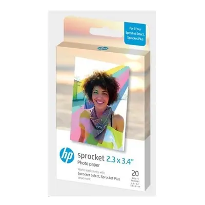 HP HPIZL2X320 'Zink Paper Sprocket Select 20 Pack 2,3x3,4"'(50x76mm, , )