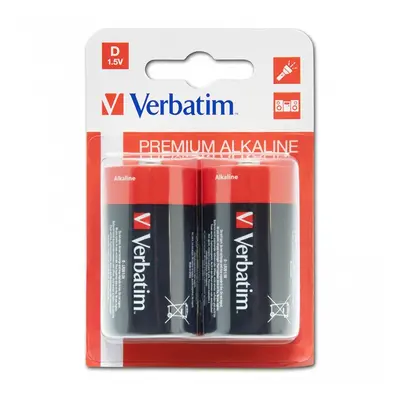 Baterie Verbatim 1.5 LR20 2-pack blistr