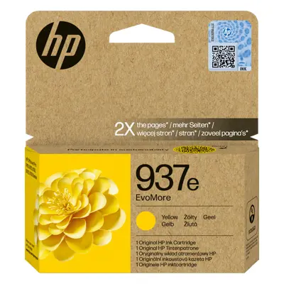 Cartridge HP č.937e - 4S6W8N (Žlutá) EvoMore - Originál