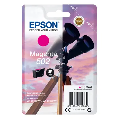 Zásobník Epson č.502 - T02V3 (Purpurový) - Originál