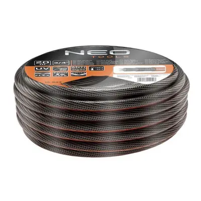 NEO TOOLS zahradní hadice NEO PRO - 6 vrstev, 20m, 3/4", 30bar, oranžovo-černá, 15-843