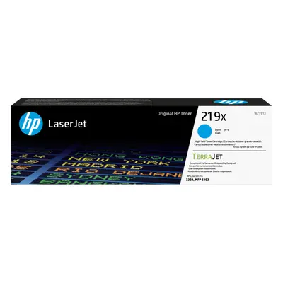 Toner HP č.219X - W2191X (Azurový) - Originál