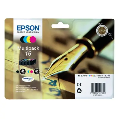 Zásobníky - Multi Pack Epson č.16 - T1626 (Černé, azurové, purpurové, žluté) - Originál