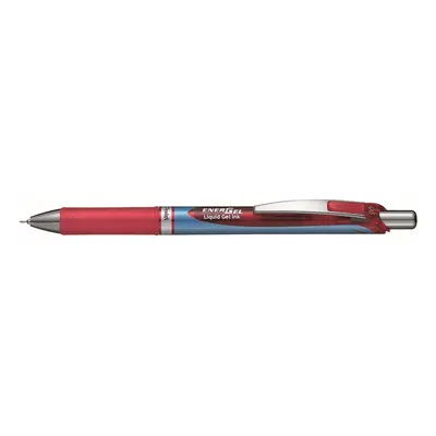 Pero gelové Pentel EnerGel BLN75, 0,5 mm, červené