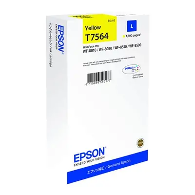 Zásobník Epson T7564 (Žlutý) (L) - Originál