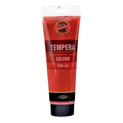 Barva temperová Koh-i-noor, 250 ml, tmavě červená