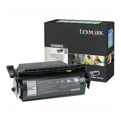 Toner Lexmark 12A6865 (Černý) (Return) - Originál