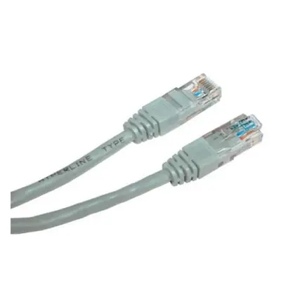 Síťový LAN kabel UTP crossover patchcord, Cat.5e, RJ45 samec - RJ45 samec, 5 m, nestíněný, kříže