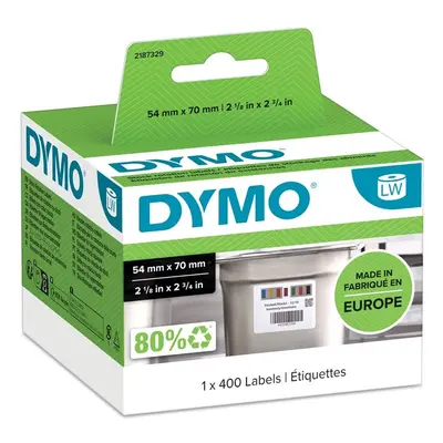 Dymo 2187329 (70x54 mm, 1 role, ) 1x400 štítků