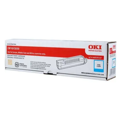 Toner OKI 44059107 (Azurový) - Originál