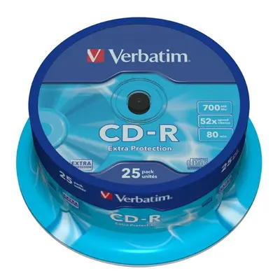 Verbatim CD-R Extra Protection 43432 700MB CD-R 52x cake box 25-pack