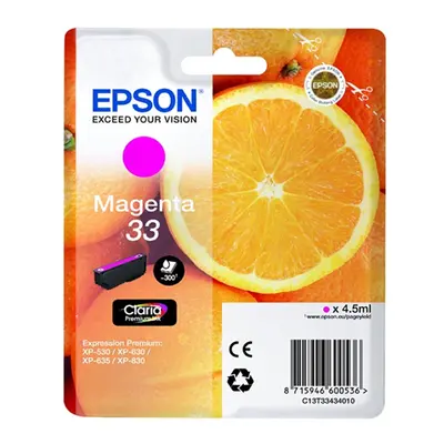 Zásobník Epson č.33 - T3343 (Purpurový) - Originál